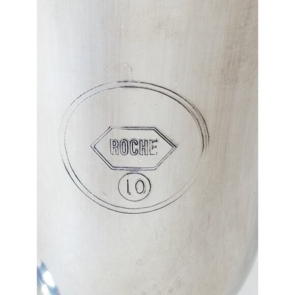 Roche Water Goblet 5" Towle Pewter Set of 2 Home Decor Vintage Collectible - Picture 2 of 10